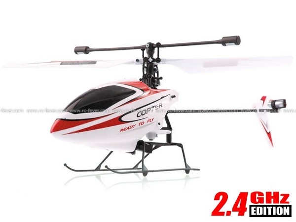 New & Improved WL V911 4 CH Single Rotor Helicopter Version 2 Red White by WE-R-KIDS 
